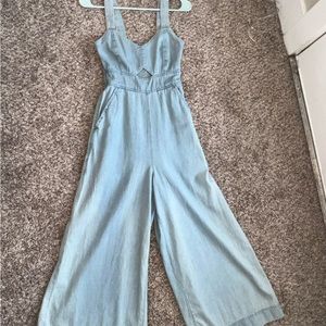 XXS American Eagle denim romper, new with tags